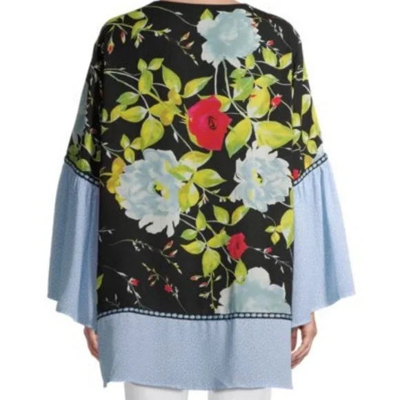The Pioneer Woman Floral Tunic with Black and Blue Accents - Picture 5 of 8